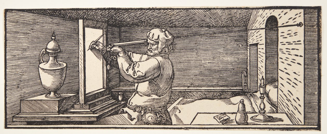 Dessinateur dessinant un vase - Albrecht Dürer