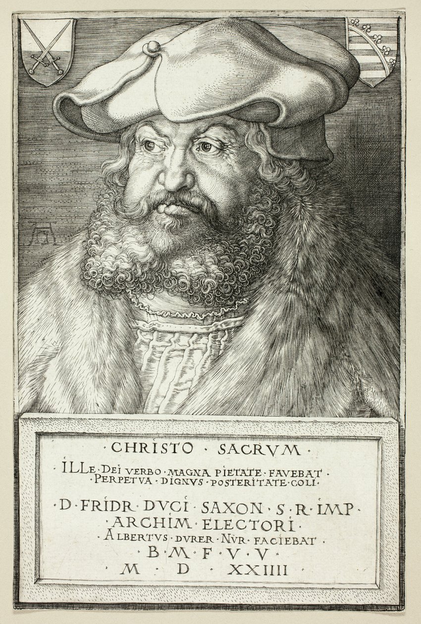 Électeur Frédéric le Sage de Saxe - Albrecht Dürer