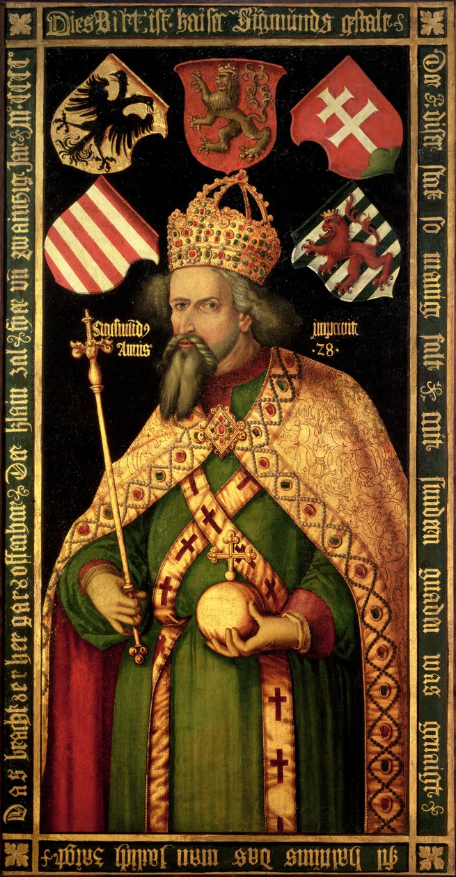 Empereur Sigismond, Saint-Empereur romain, roi de Hongrie et de Bohême (1368-1437), c.1600 - Albrecht Dürer