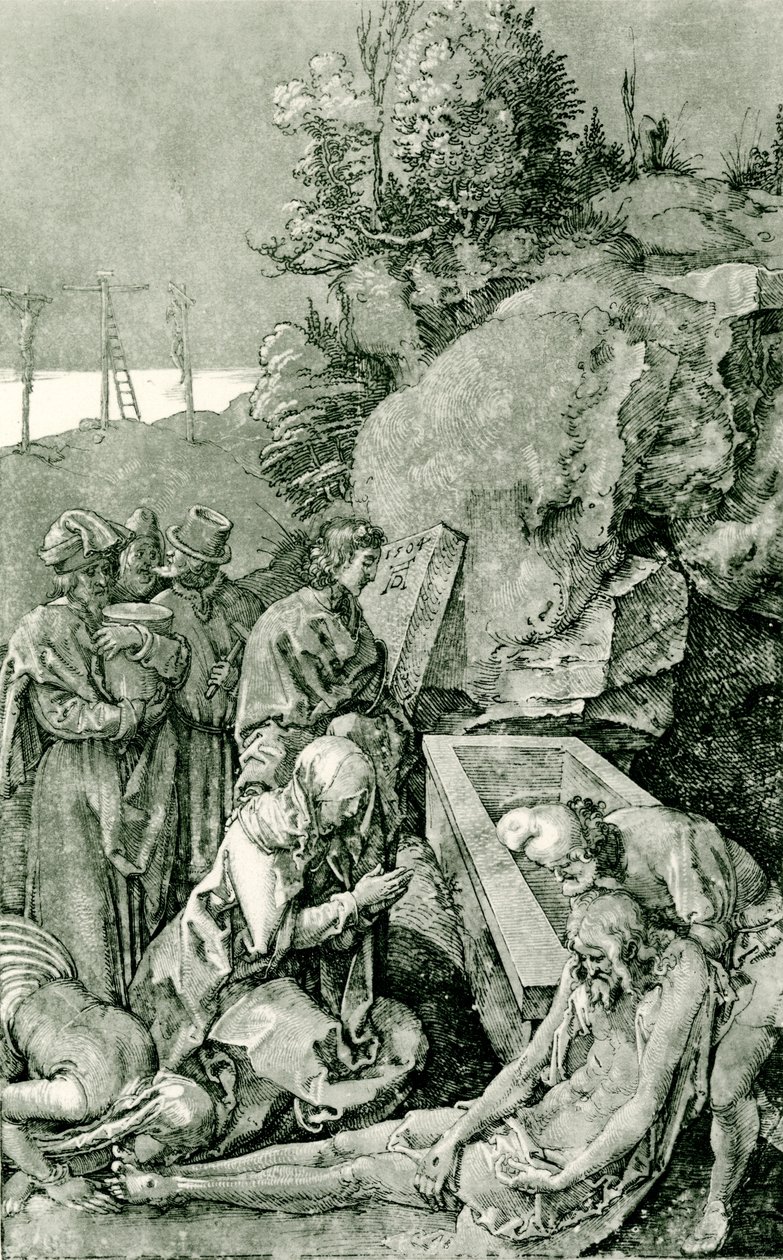 Mise au tombeau du Christ - Albrecht Dürer