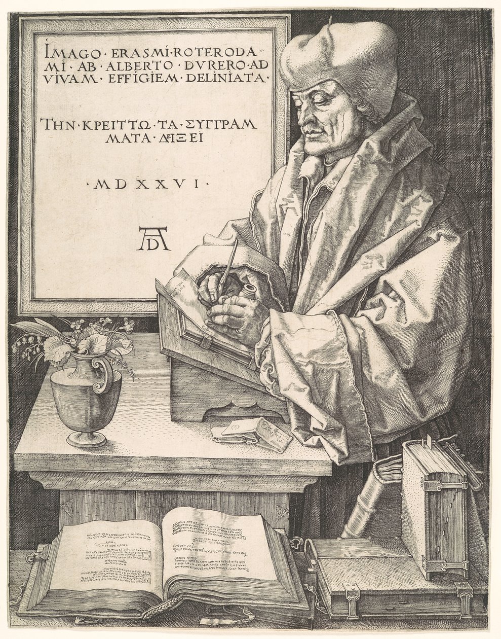 Erasme de Rotterdam - Albrecht Dürer