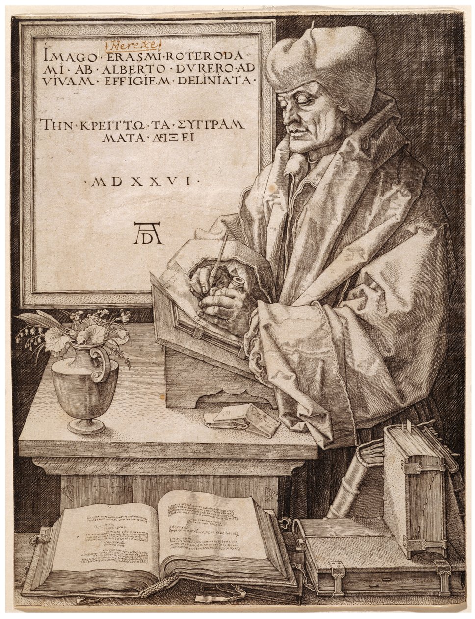 Érasme de Rotterdam - Albrecht Dürer