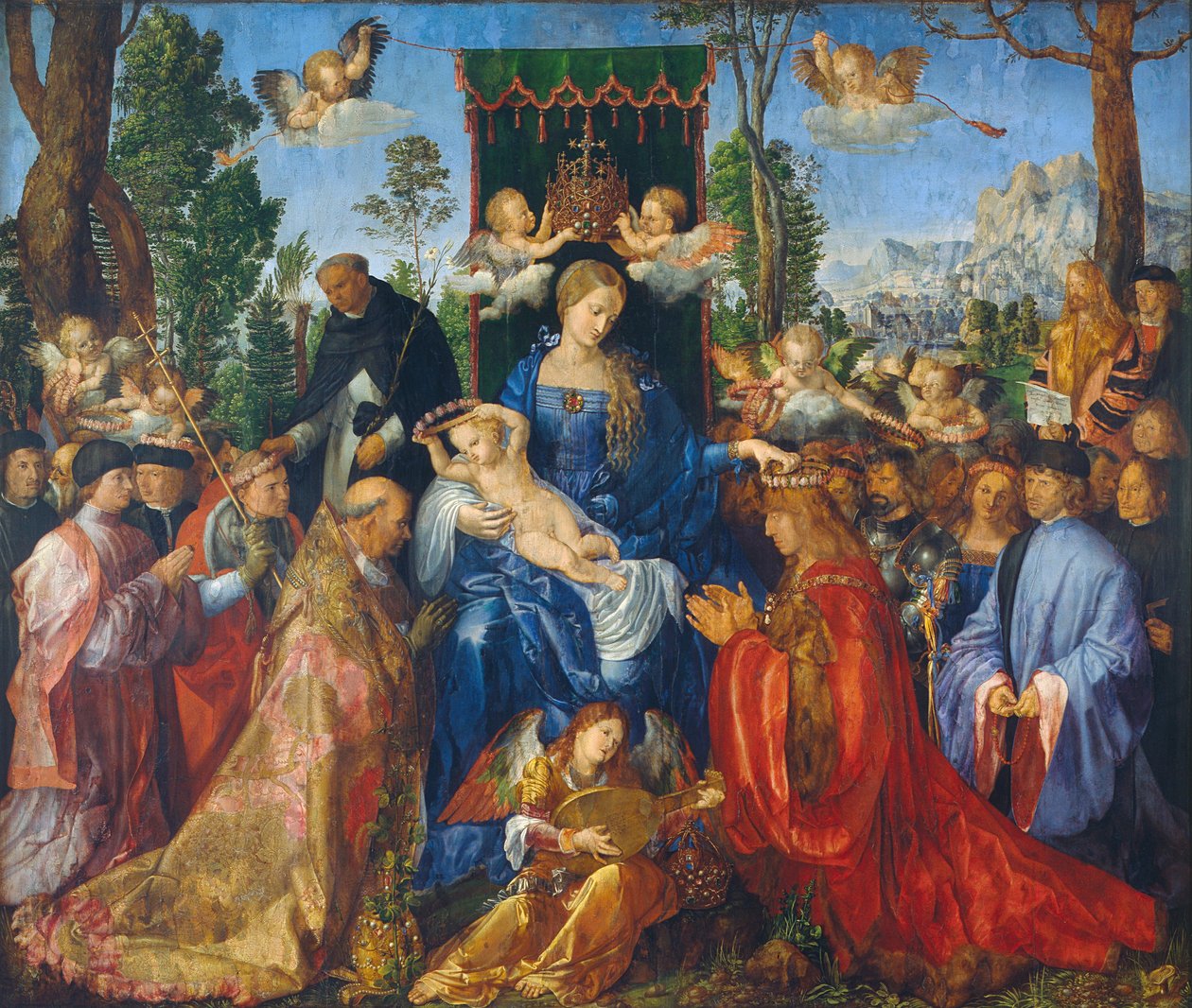 Fête du Rosaire - Albrecht Dürer