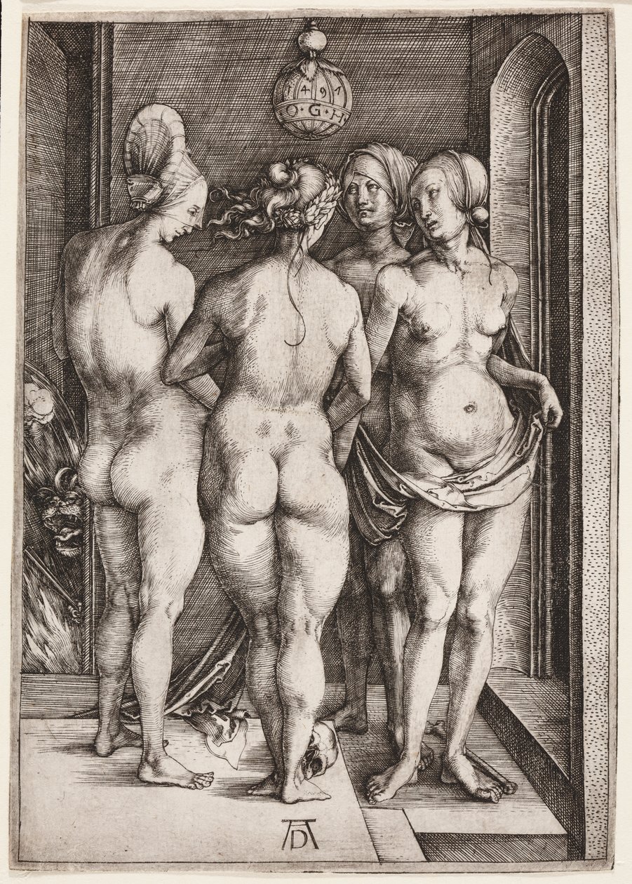 Quatre femmes nues (Les quatre sorcières) - Albrecht Dürer