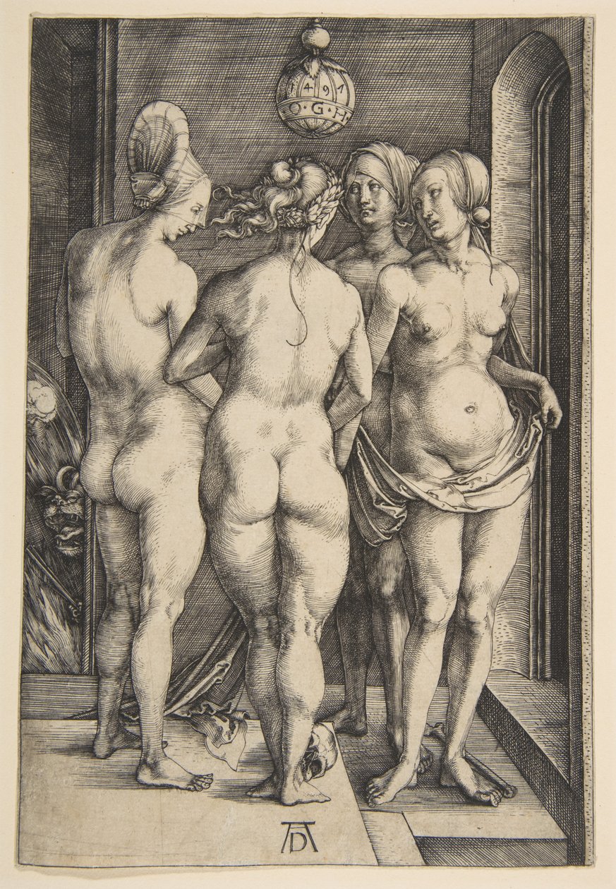 Quatre femmes nues - Albrecht Dürer
