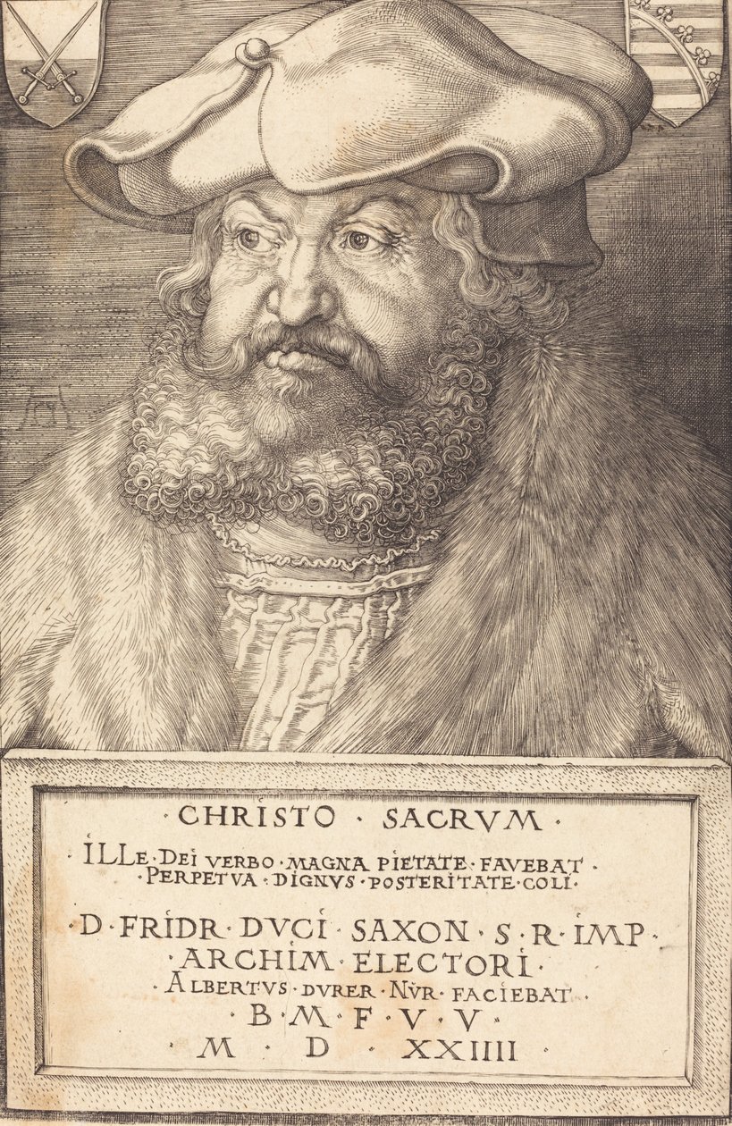Frédéric le Sage, Électeur de Saxe, 1524 - Albrecht Dürer