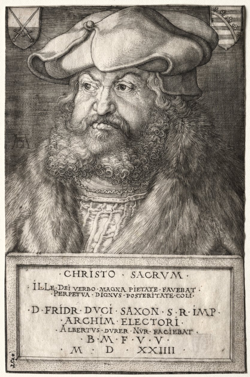 Frédéric le Sage, Électeur de Saxe, 1524 - Albrecht Dürer