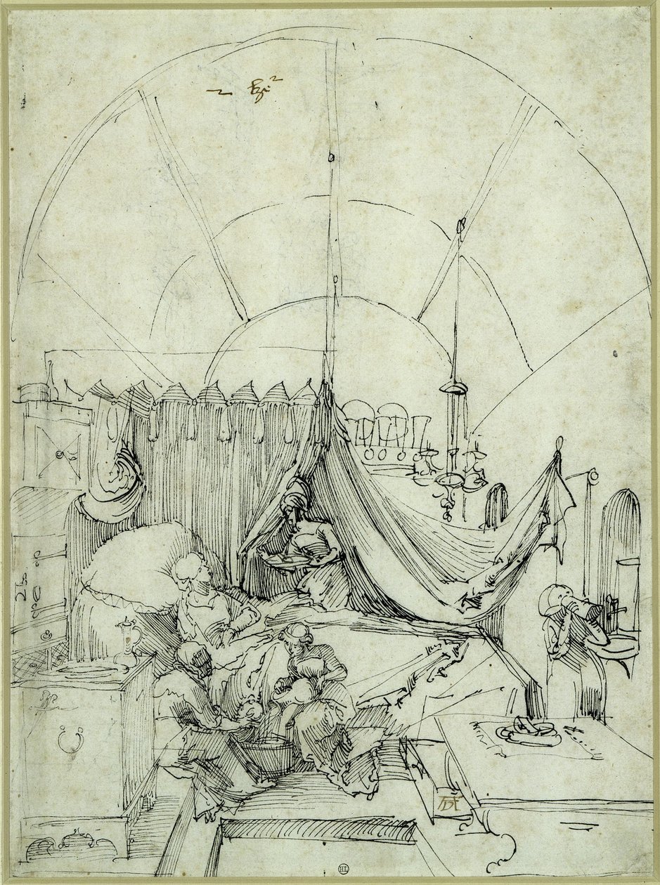 La Naissance de la Vierge - Albrecht Dürer