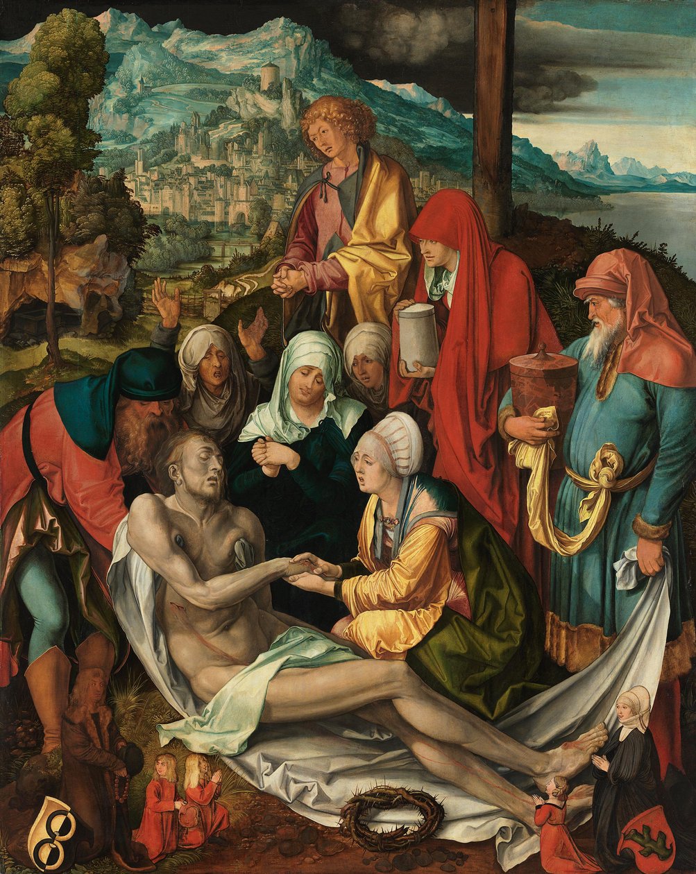 French : Lamentation du Christ ("Glimsche Beweinung") Lamentation of Christ - Albrecht Dürer