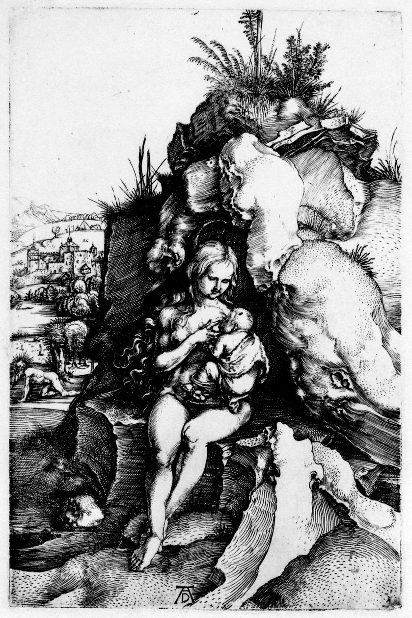 French : La pénitence de Saint Chrysostome The Penance of St. John Chrysostom - Albrecht Dürer