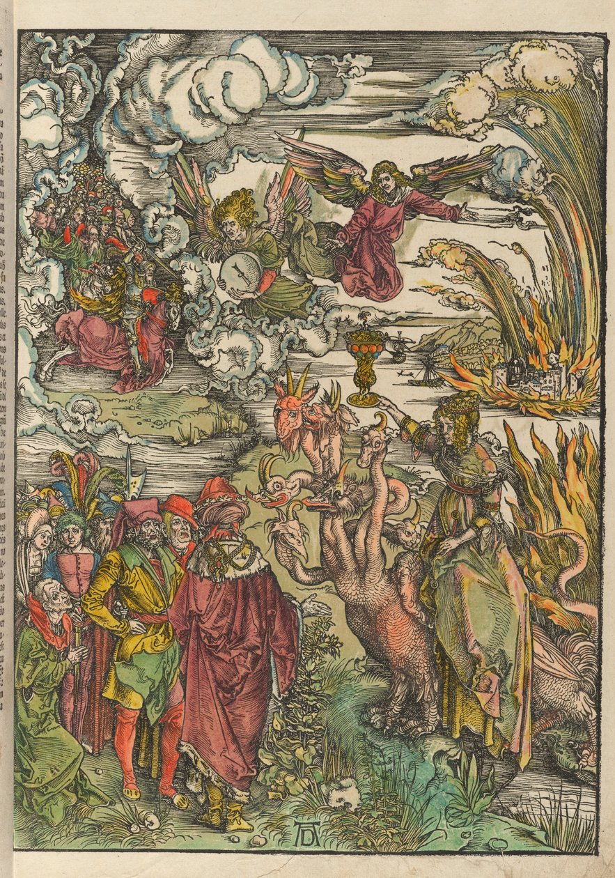 Allemand : Die babylonische Hure La prostituée de Babylone - Albrecht Dürer