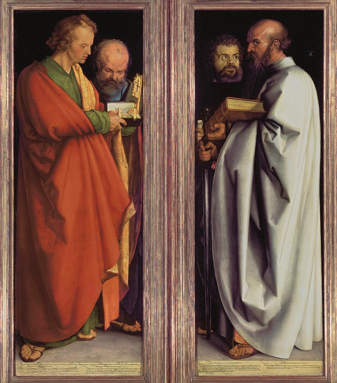 Allemand : Vier Apostel Les quatre apôtres - Albrecht Dürer