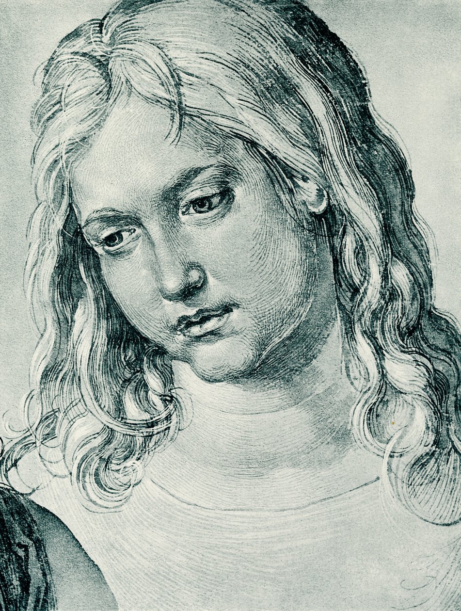 Tête de Jésus à douze ans - Albrecht Dürer