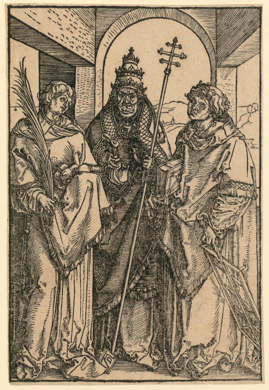 Les saints Étienne, Sixte et Laurent - Albrecht Dürer