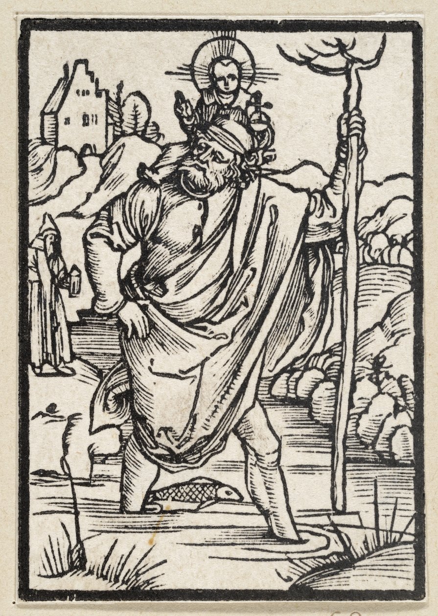 Saint Christophe (63 scènes religieuses) - Albrecht Dürer