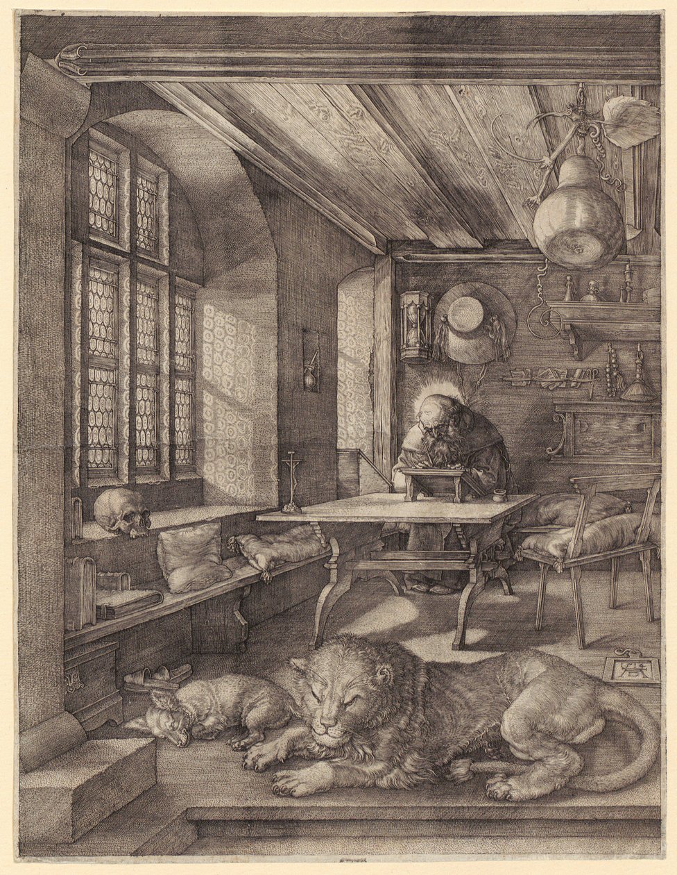 Saint Jérôme dans son retable - Albrecht Dürer