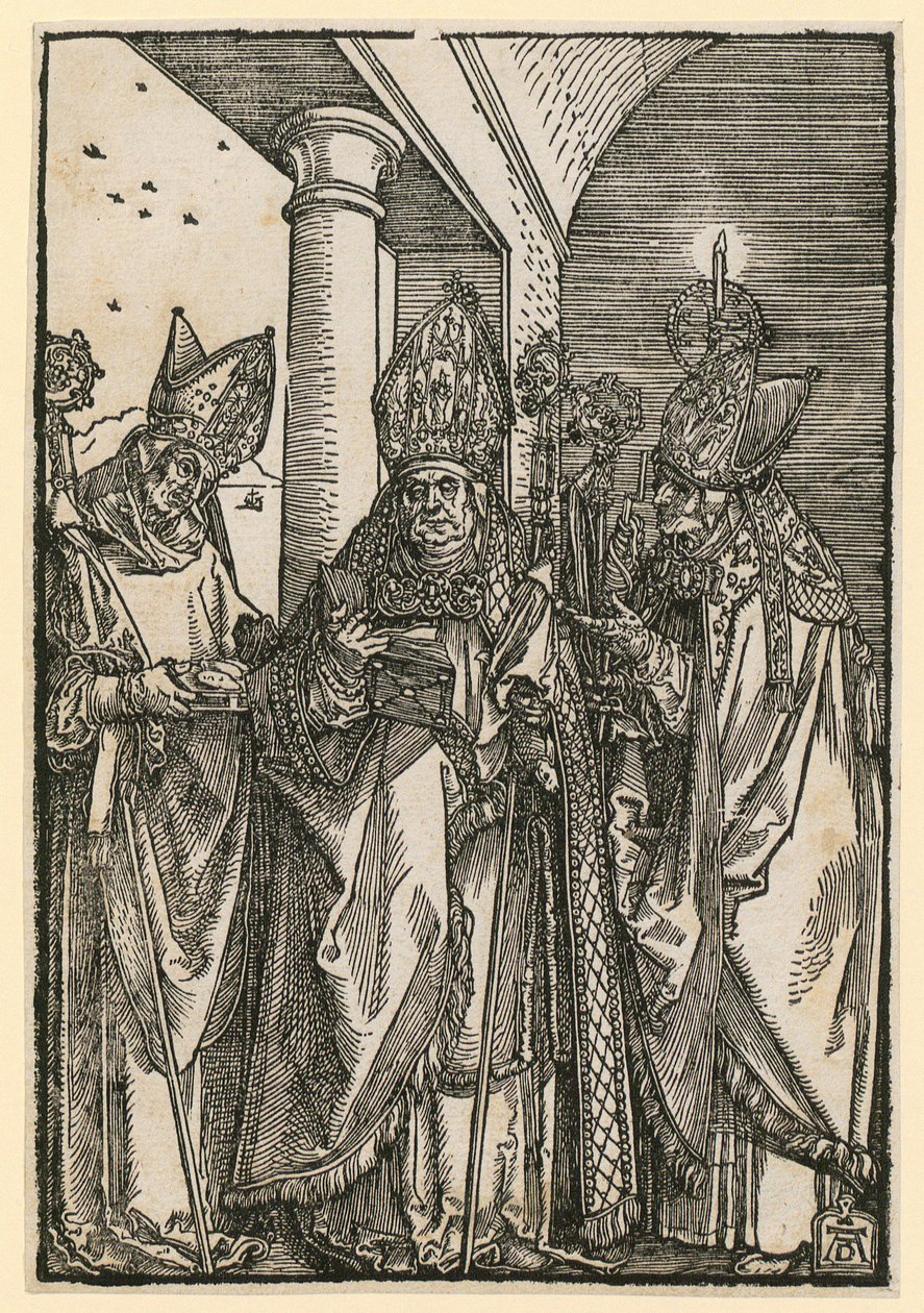 Saint Colomban (Johannes Stabius dans le rôle de saint Colomban) - Albrecht Dürer