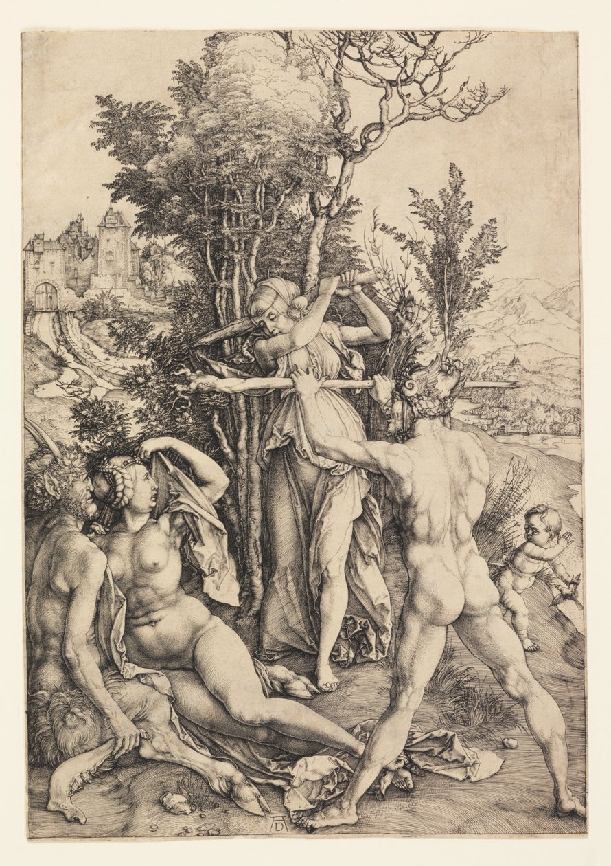 Hercule au carrefour (Les effets de la jalousie) - Albrecht Dürer