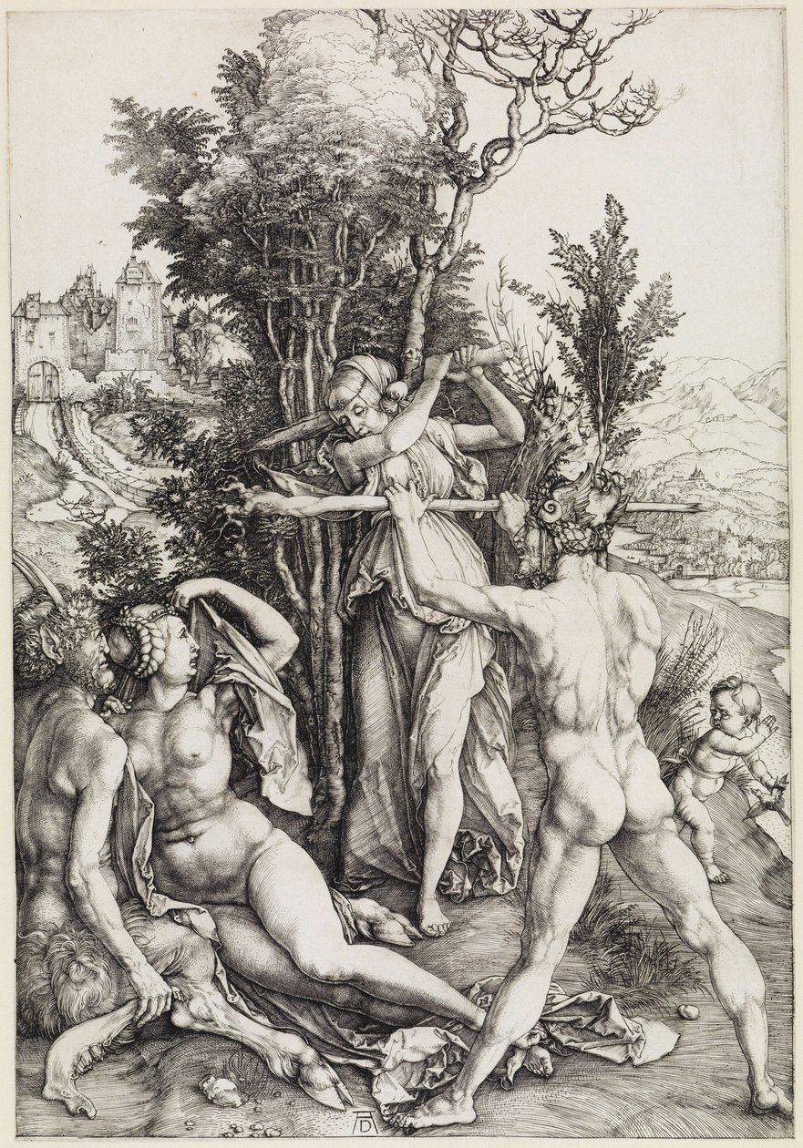 Hercule à la croisée des chemins (La jalousie) - Albrecht Dürer
