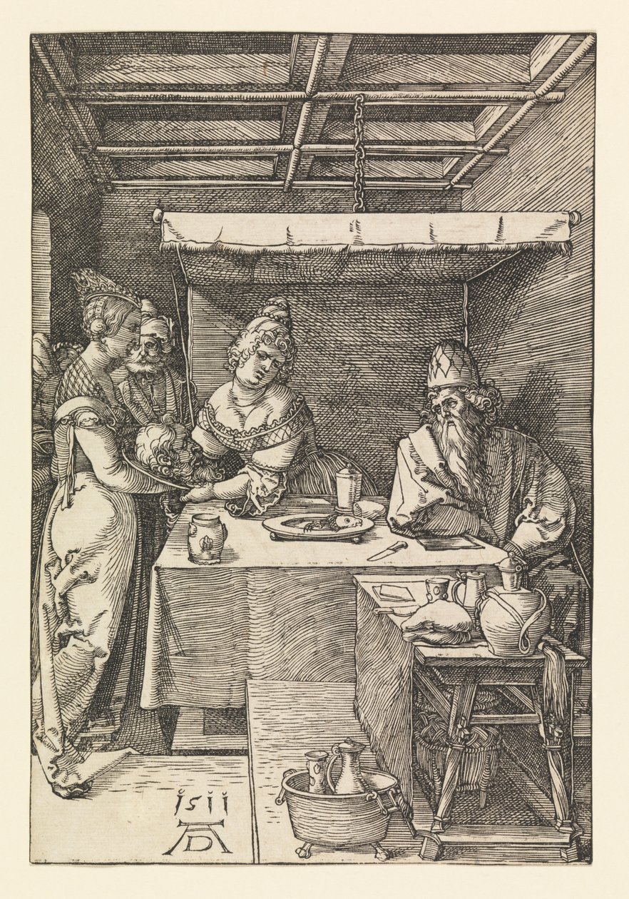 Hérodiade avec la tête de Jean-Baptiste - Albrecht Dürer