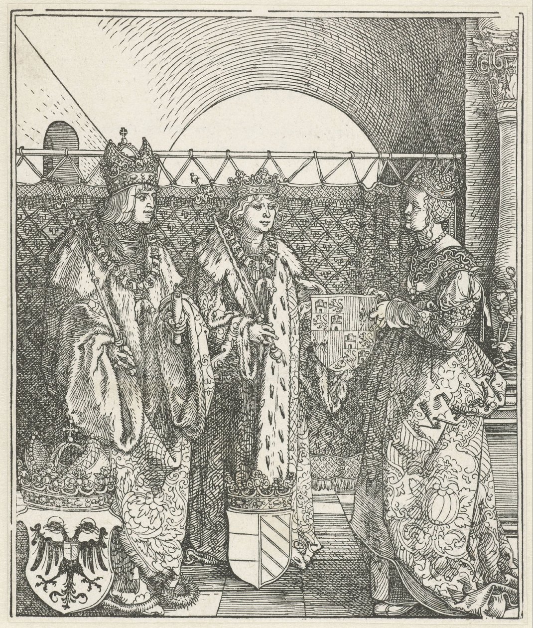 Le mariage espagnol : Philippe le Beau épouse Jeanne de Castille - Albrecht Dürer