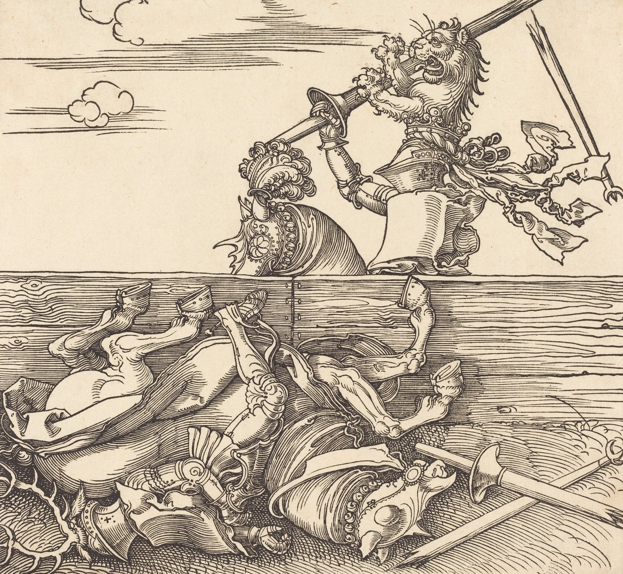 Joute italienne, vers 1516 - Albrecht Dürer