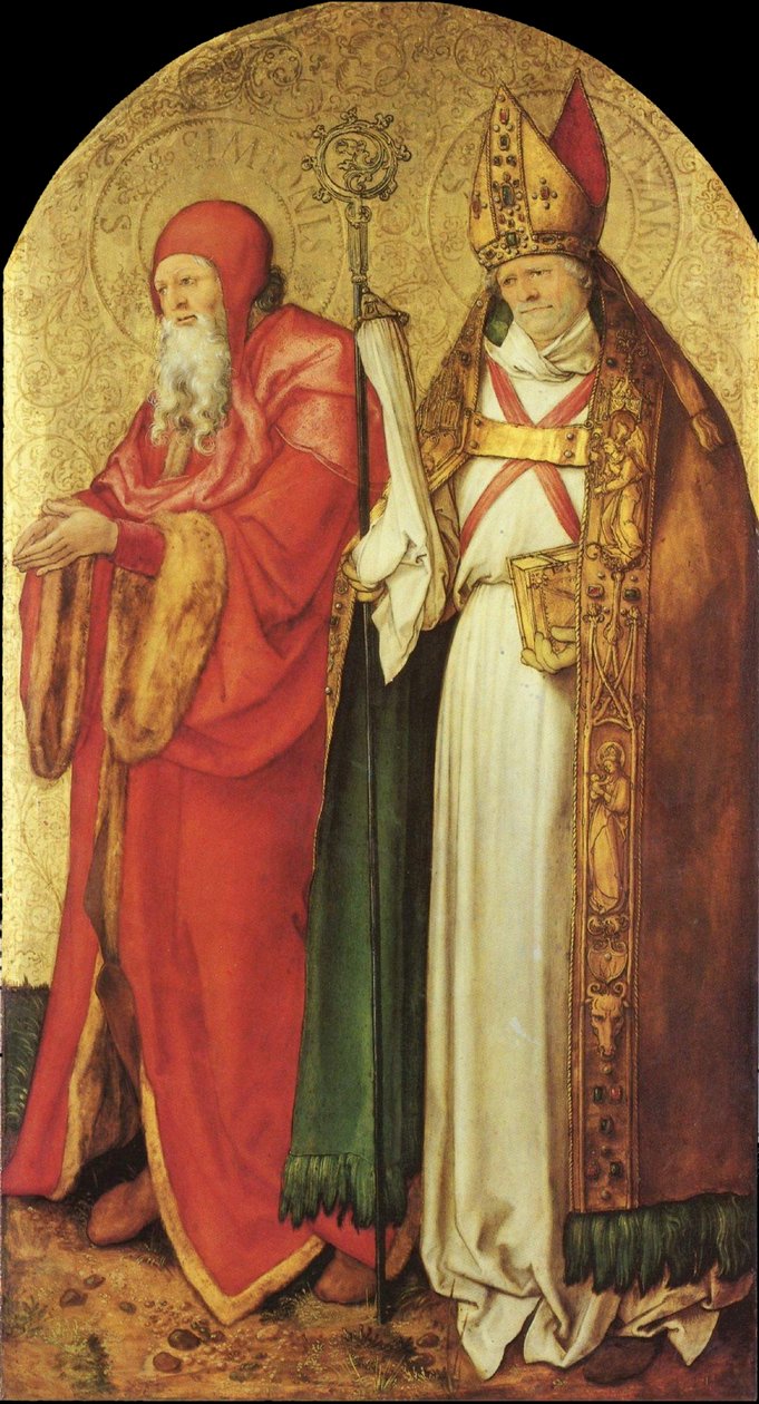 Autel de Jabach : les saints Siméon et Lazare - Albrecht Dürer