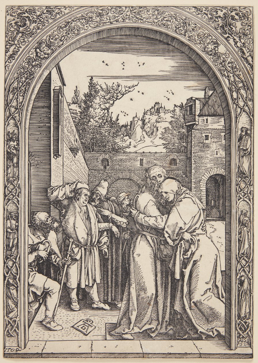Joachim et Sainte Anne se rencontrent à la Porte d