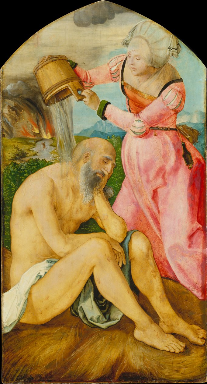 Job sur le tas de fumier - Albrecht Dürer