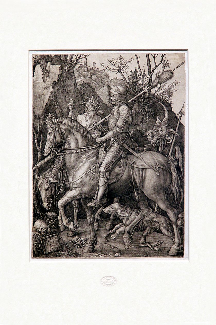 Le chevalier, la mort et le diable - Albrecht Dürer
