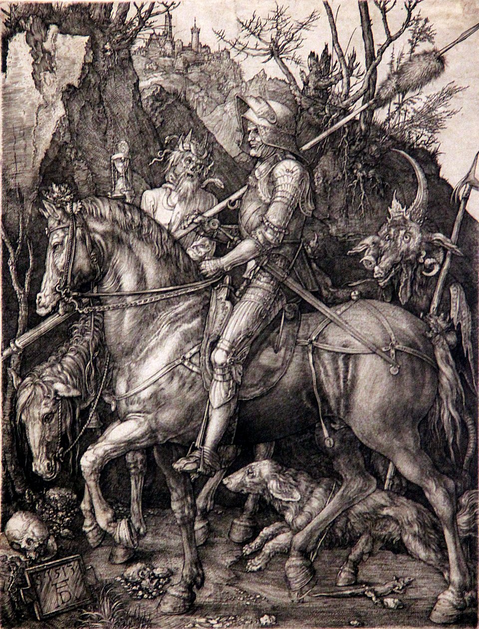 Le chevalier, la mort et le diable - Albrecht Dürer