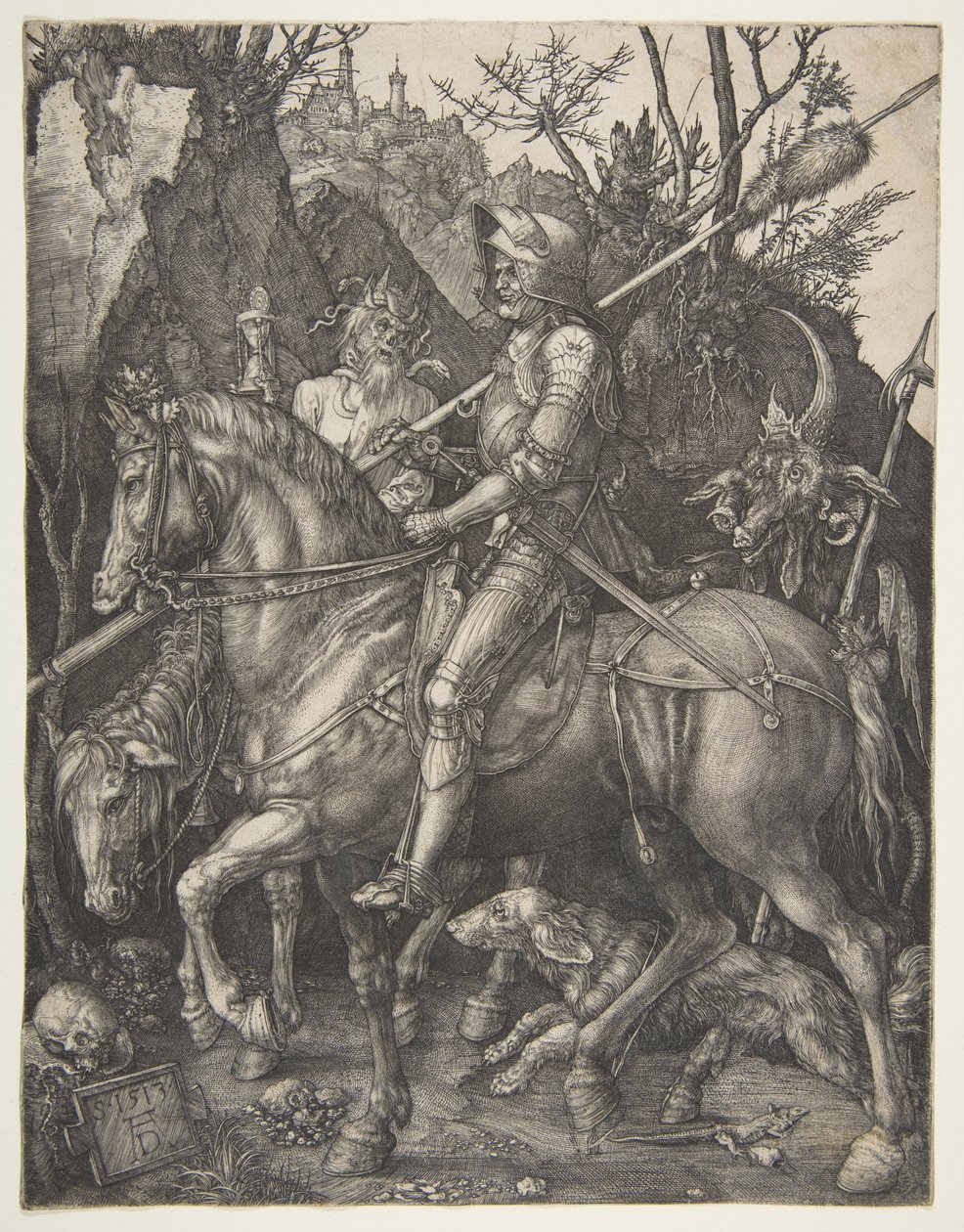 Le chevalier, la mort et le diable - Albrecht Dürer
