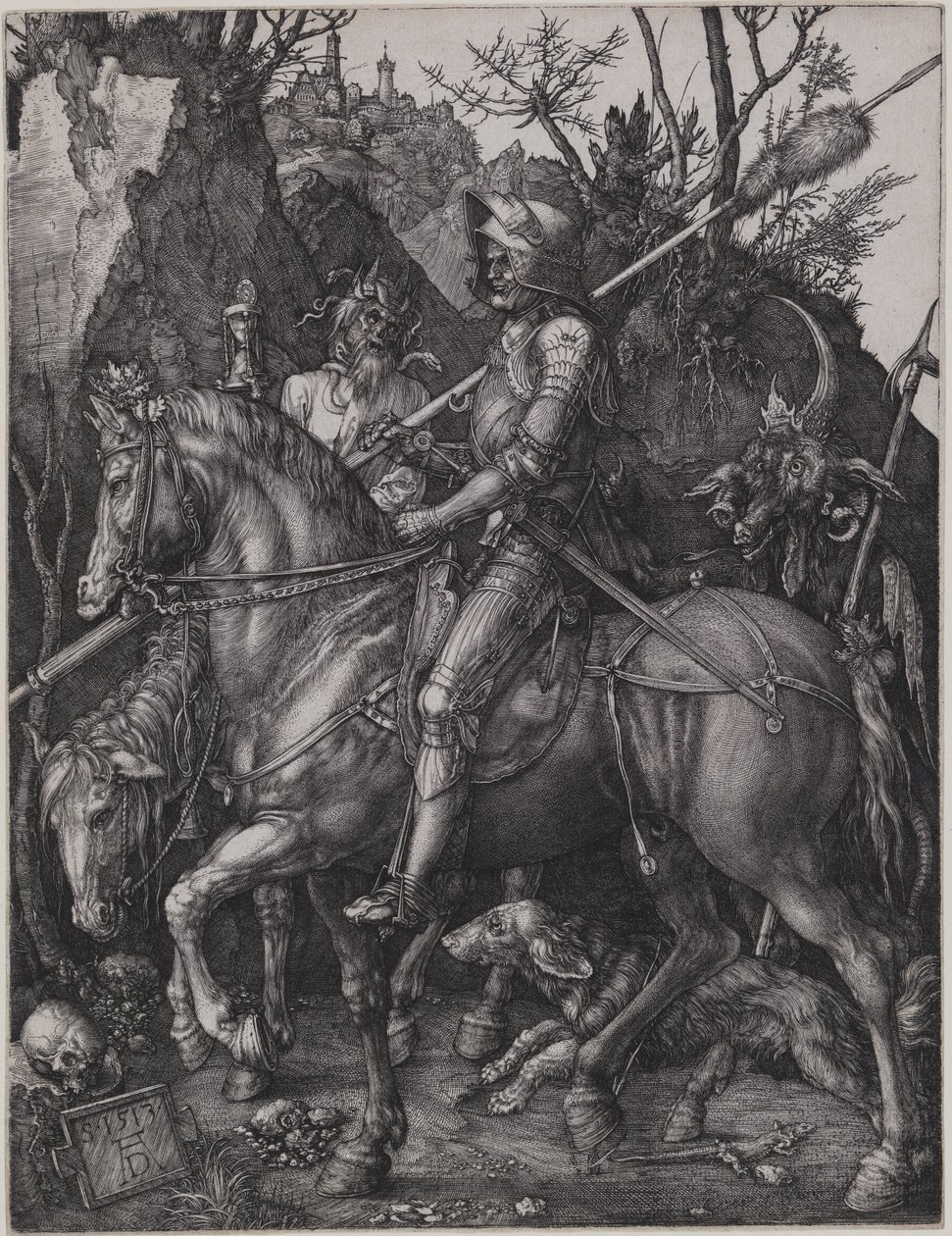 Le Chevalier, la Mort et le Diable - Albrecht Dürer