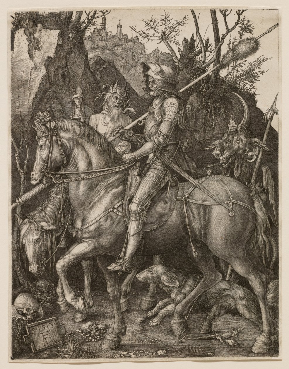 Le Chevalier, la Mort et le Diable - Albrecht Dürer