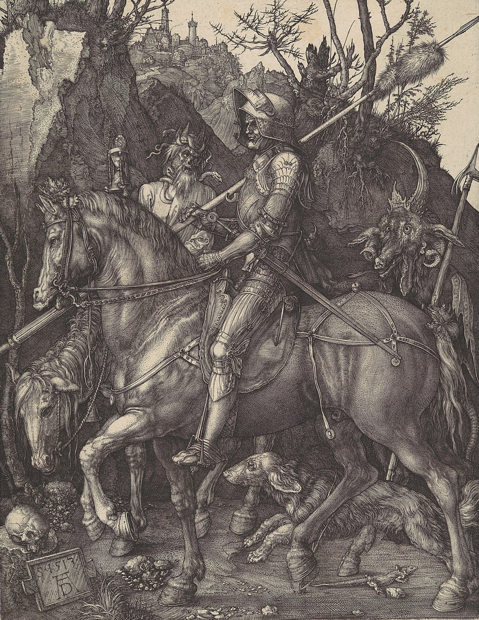 Le Chevalier, la Mort et le Diable - Albrecht Dürer