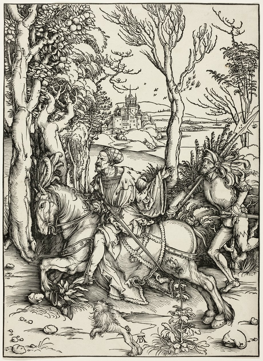Chevalier et Lansquenet - Albrecht Dürer