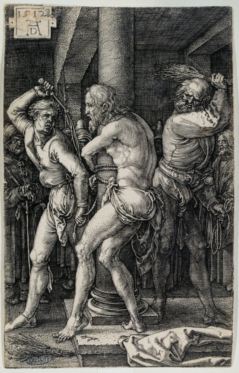 La Passion sur cuivre : La Flagellation (Bartsch 8) - Albrecht Dürer