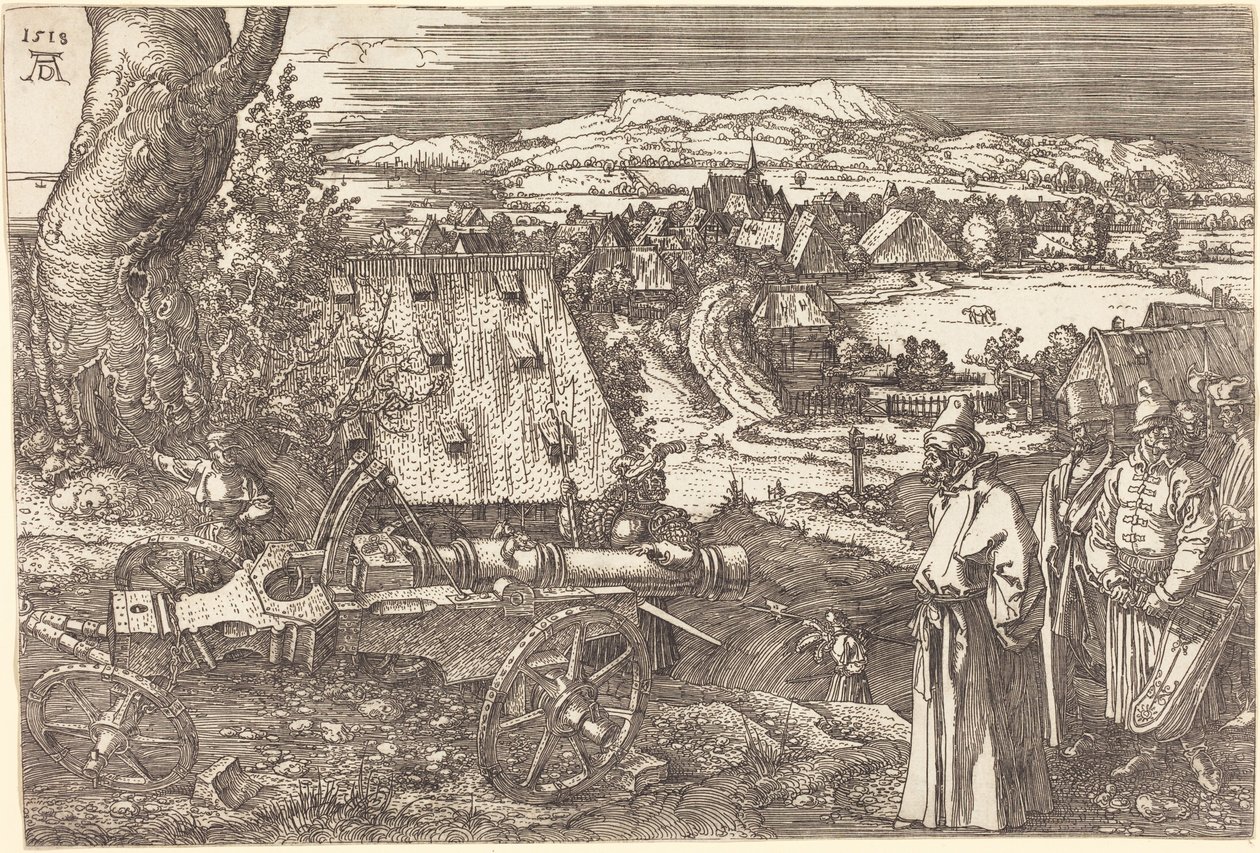 Paysage avec le canon - Albrecht Dürer