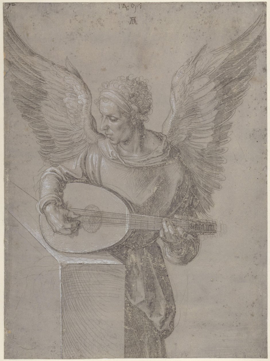 Des anges qui jouent de la musique - Albrecht Dürer