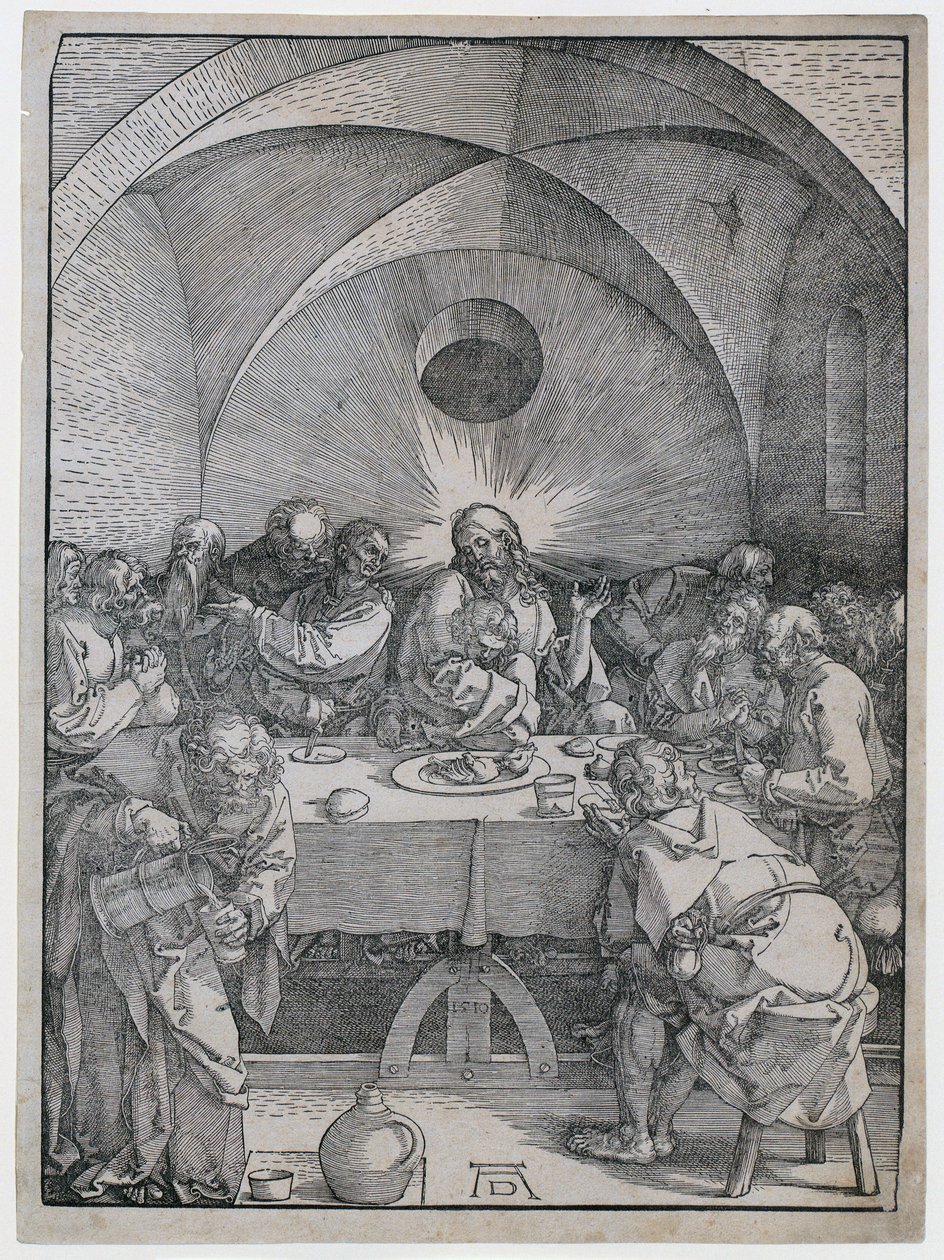 La Cène, feuille n° 2 de la série « La Grande Passion » - Albrecht Dürer