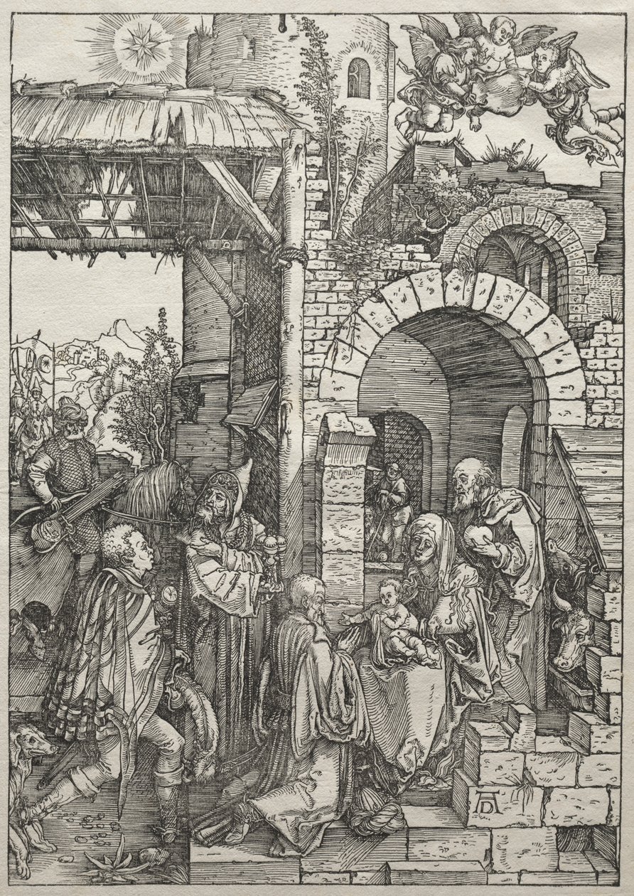 Vie de la Vierge : Adoration des Mages - Albrecht Dürer
