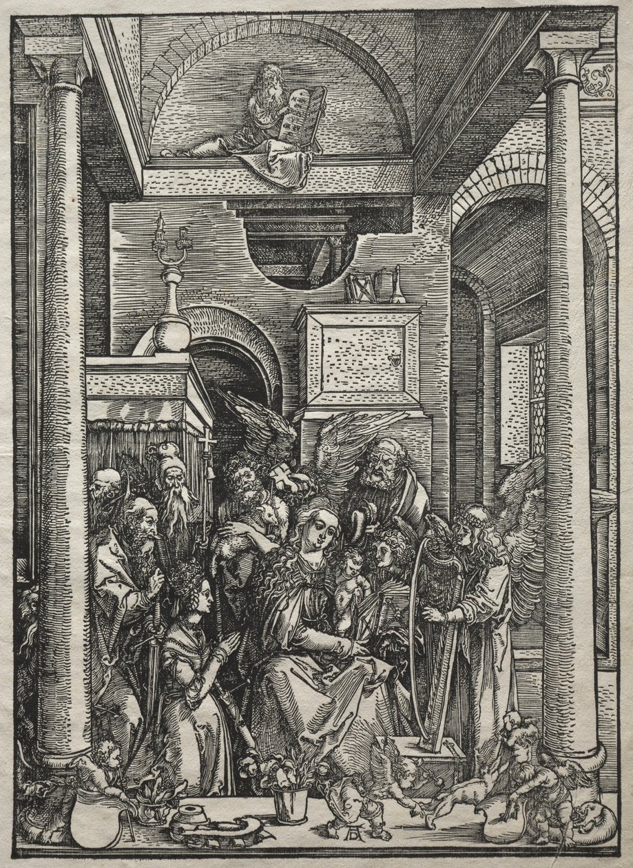 Vie de la Vierge : Adoration de la Vierge et de l