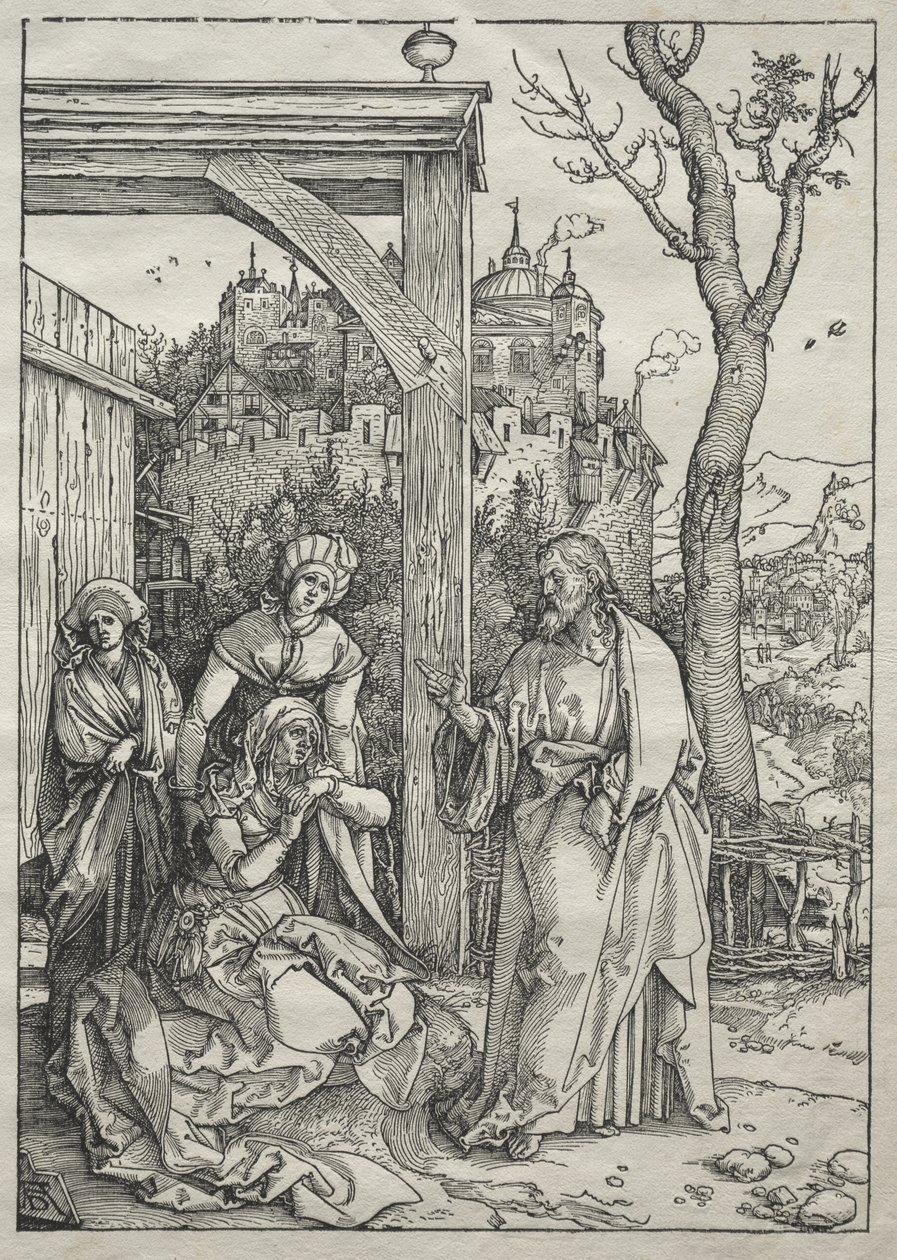 La vie de la Vierge : Le Christ faisant ses adieux à sa mère - Albrecht Dürer