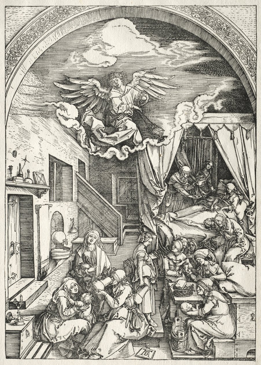 Vie de la Vierge : Nativité de la Vierge - Albrecht Dürer