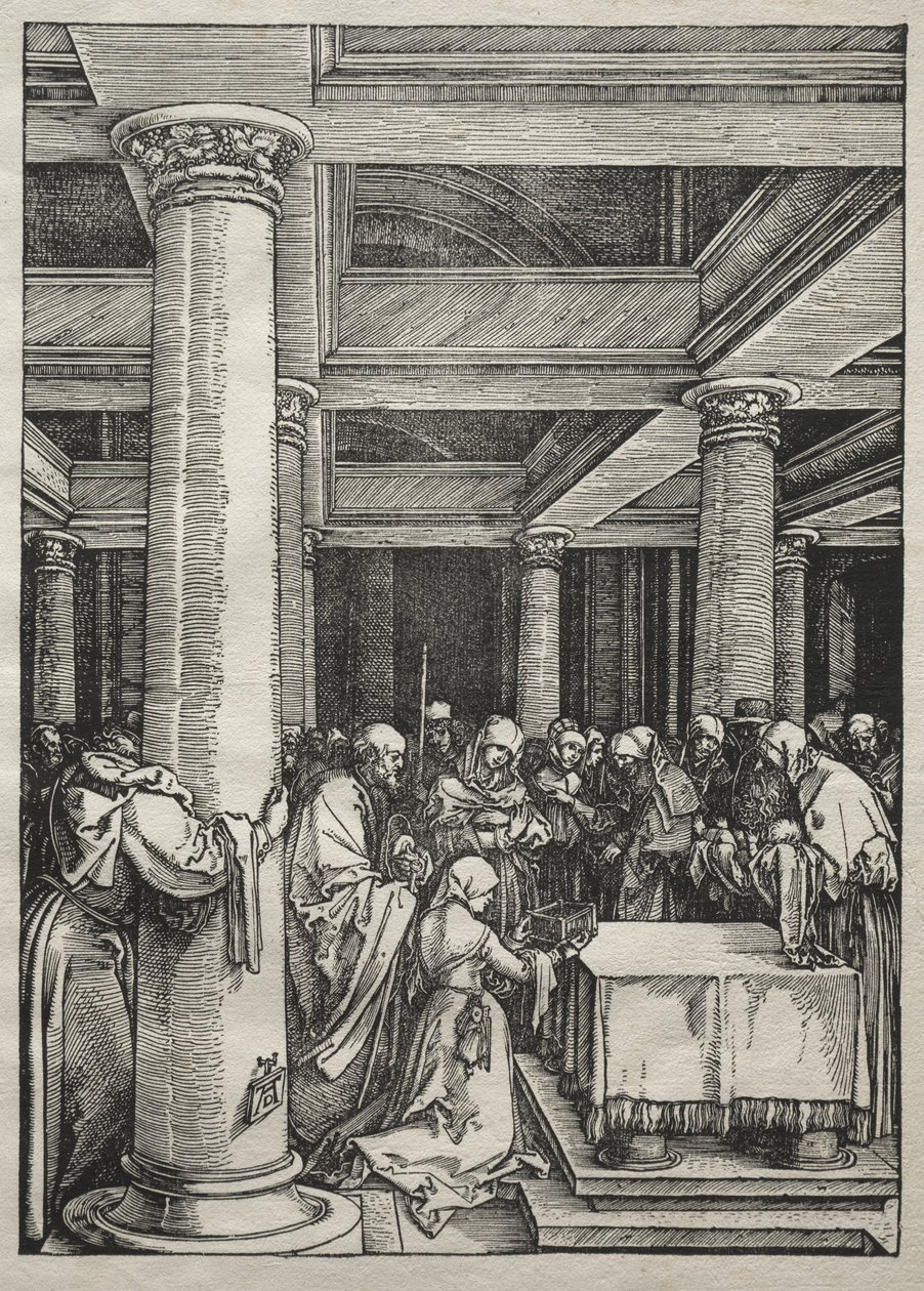 Vie de la Vierge : Présentation de Jésus au Temple - Albrecht Dürer
