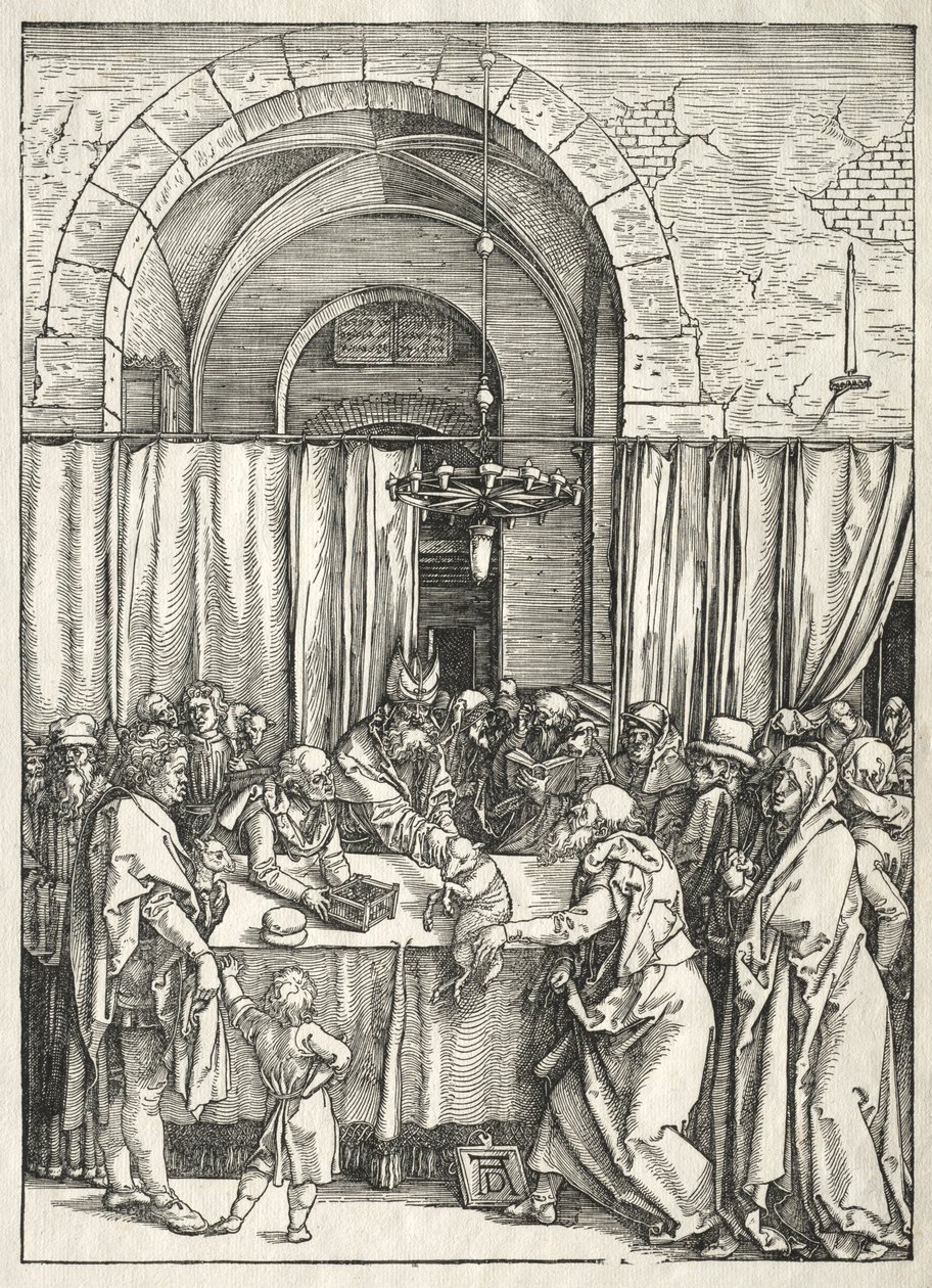 Vie de la Vierge: Rejet du sacrifice de Joachim, 1504-1505 - Albrecht Dürer