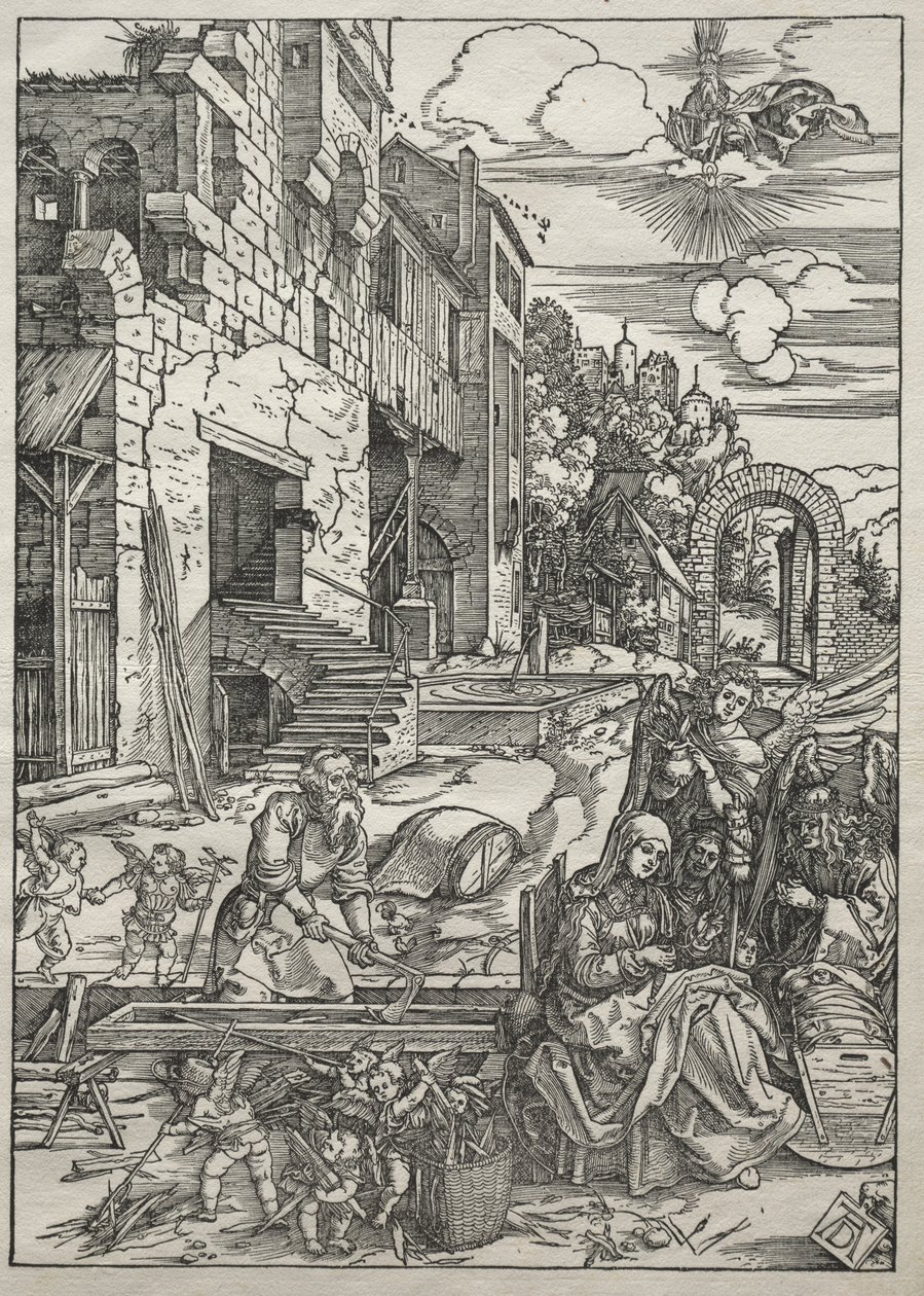 Vie de la Vierge : Le Repos en Égypte - Albrecht Dürer