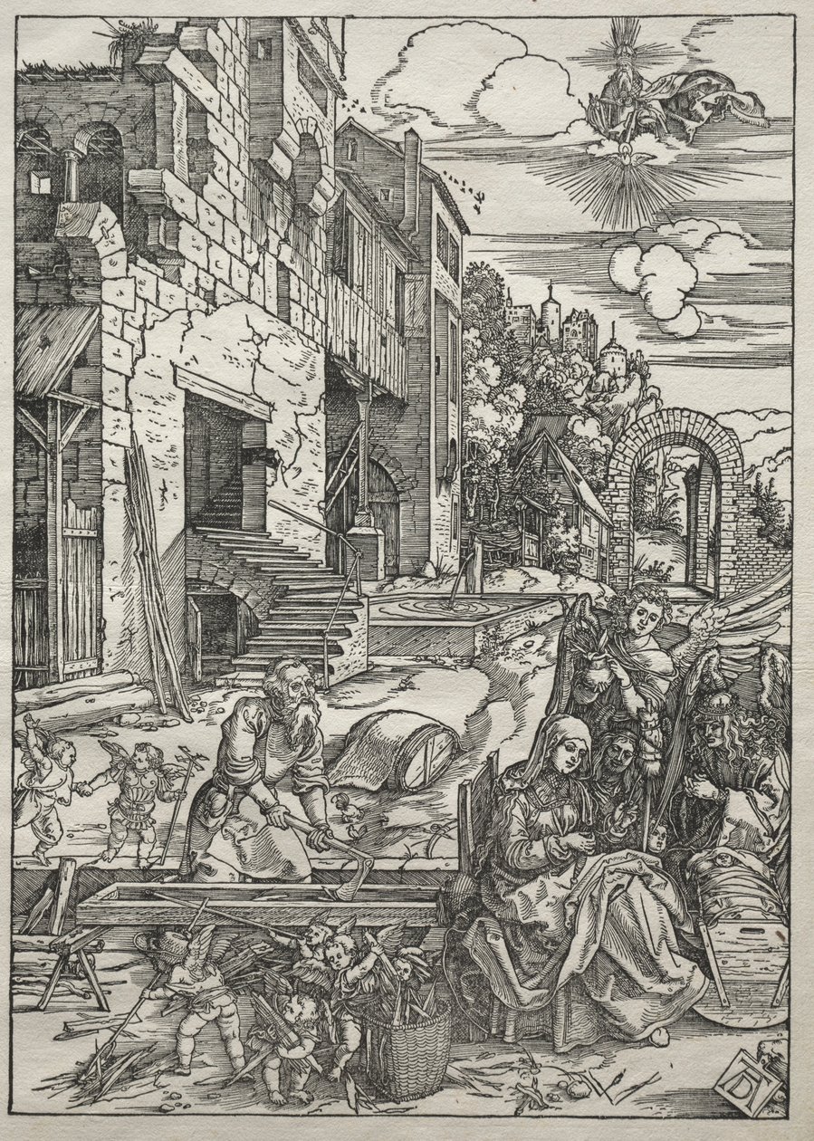 Vie de la Vierge : Le Repos en Égypte, 1504-1505 - Albrecht Dürer