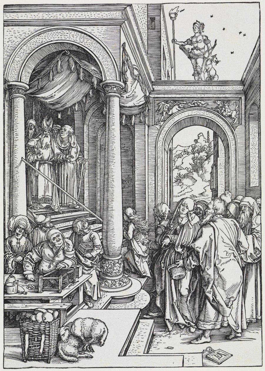 La présentation de Marie au temple - Albrecht Dürer