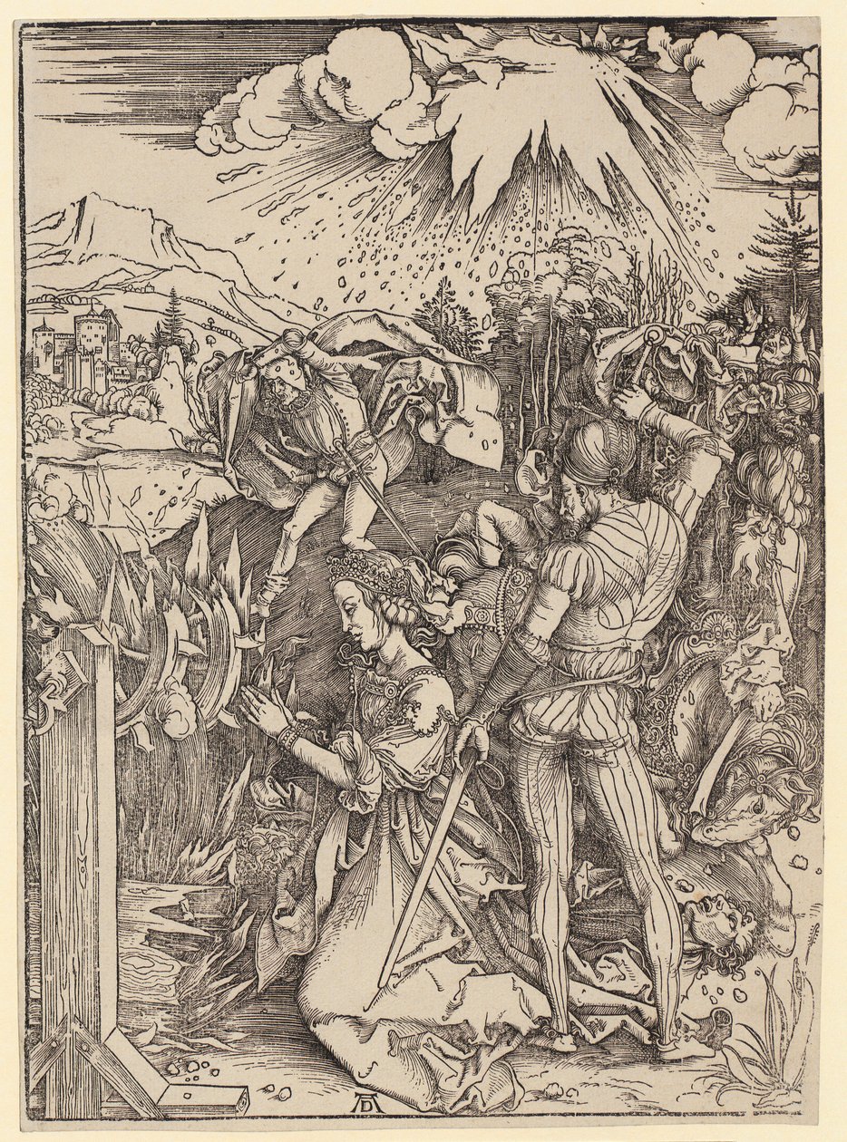 Le martyre de sainte Catherine - Albrecht Dürer